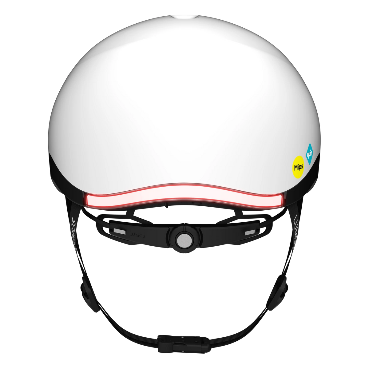 Lumos Nyxel Smart Bike Helmet — White — quin