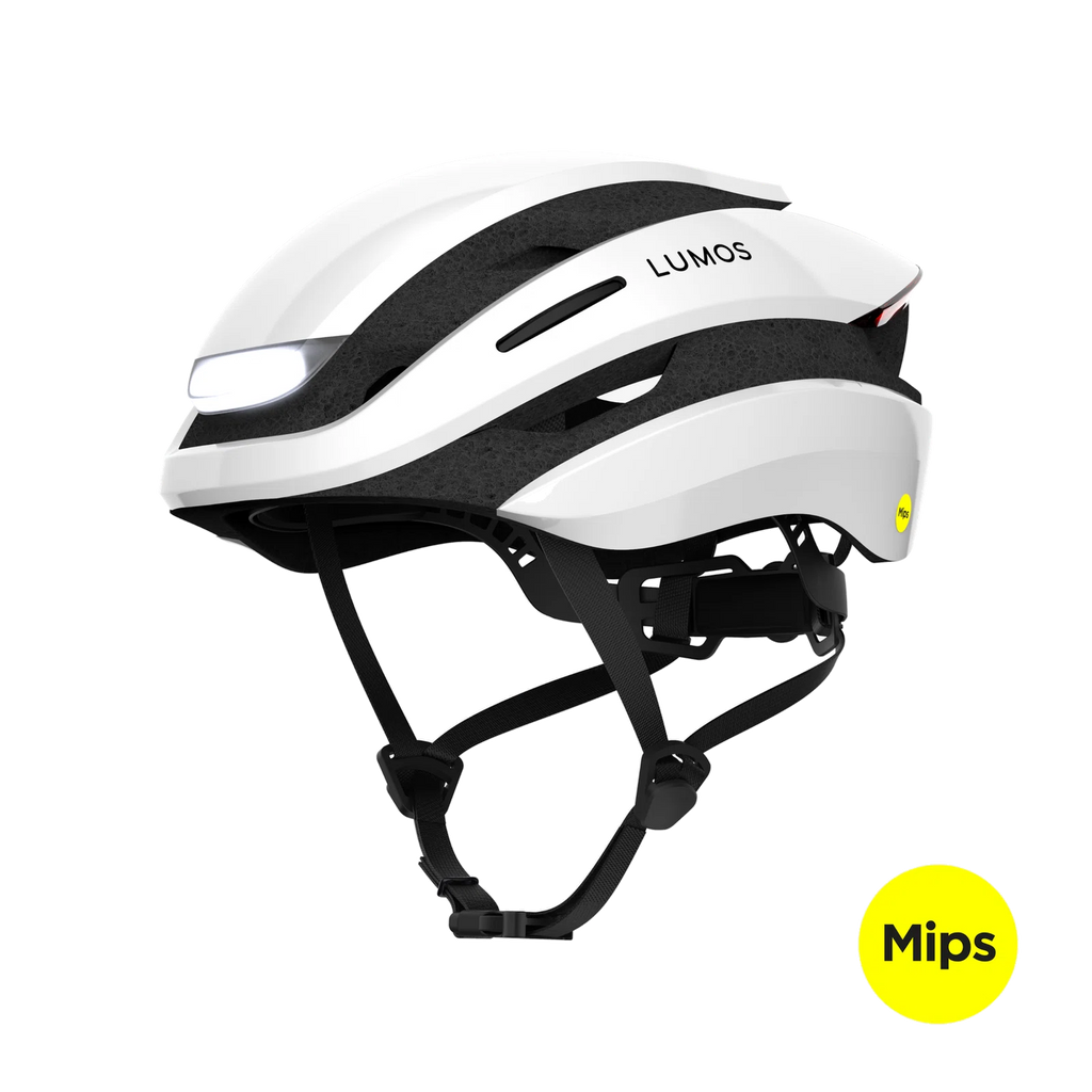 Lumos Ultra Smart Bike Helmet — Jet White